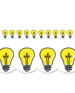 Doodle Lightbulbs Border