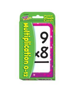 Flash Cards Multiplication 0-12