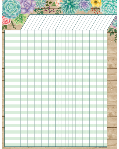 Rustic Bloom Incentive Chart