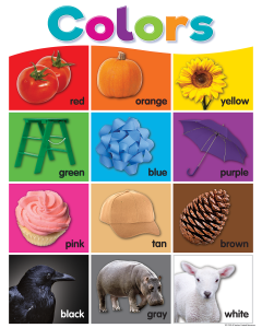 Colorful Colors Chart
