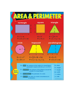 Area & Perimeter Chart