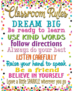 Classroom Rules Chart