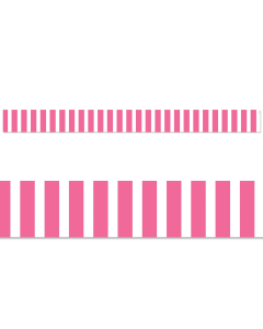 Pink Bold Stripes Border