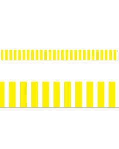 Yellow Bold Stripes Border